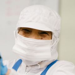 味付け担当 福重美智代